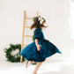 Pippa Dress- Crushed Blue