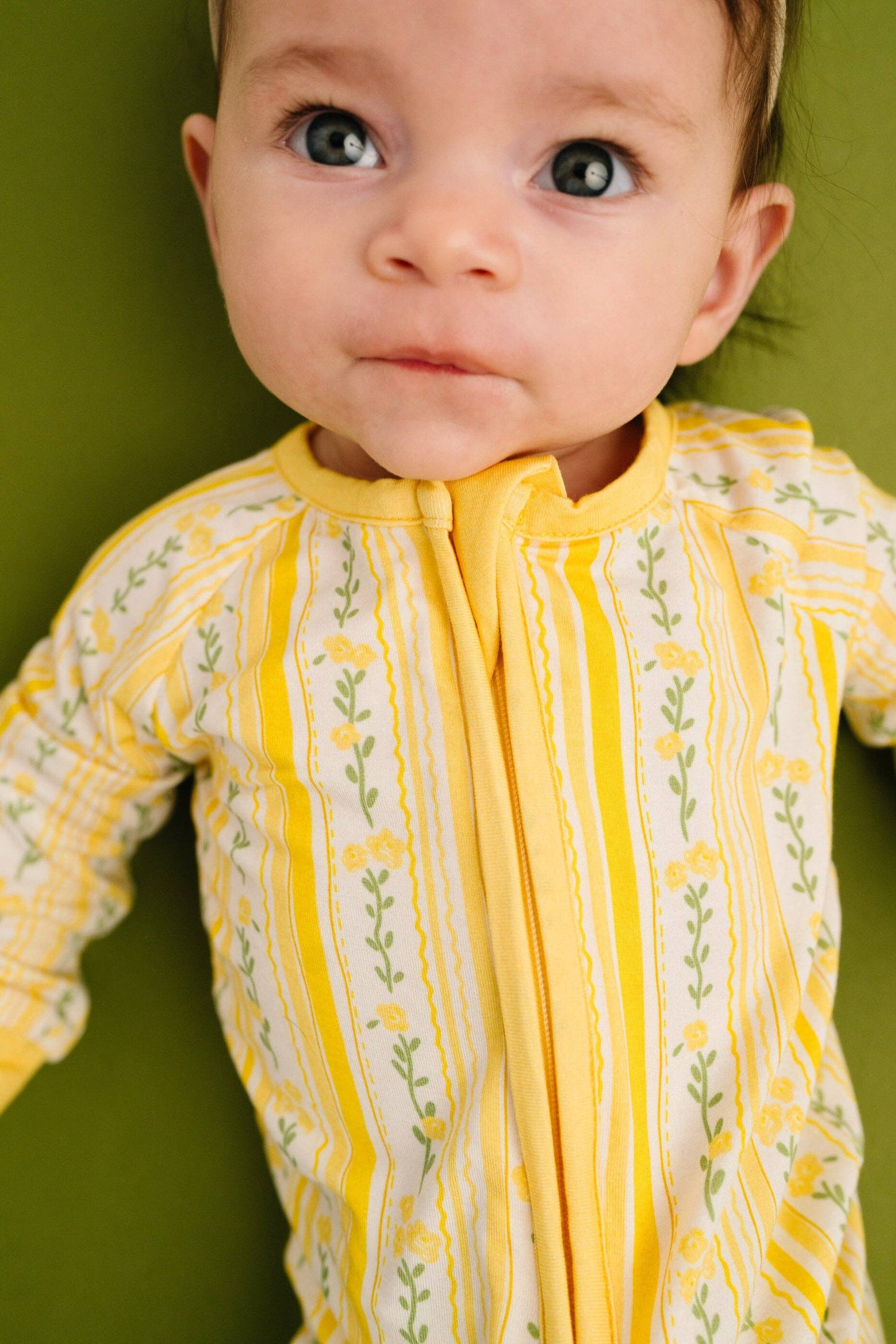 Sunny Meadow Stripe Bamboo Sleeper