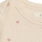 Organic Josie Pointelle Short Sleeve Bodysuit - Pia Floral