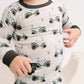 Blue Tractor Bamboo Set