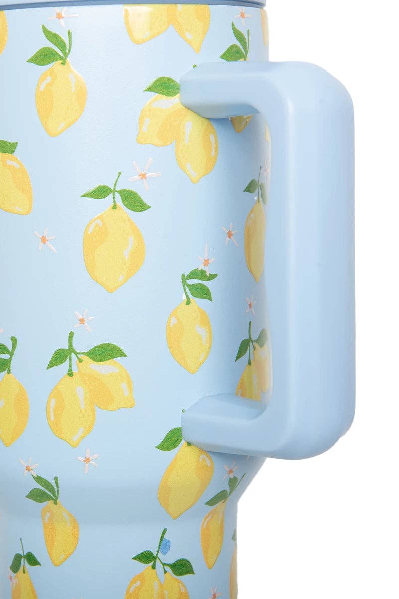 Zesty Lemons 38 Oz Tumbler