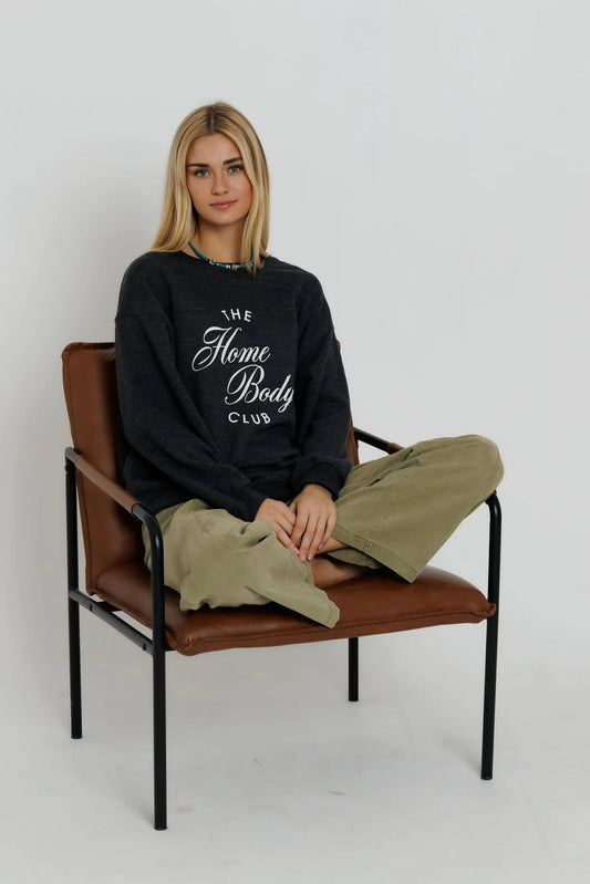 The Homebody Club -Oversized Crew
