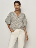 Plenty of Love Bubble Blouse Olive Branch