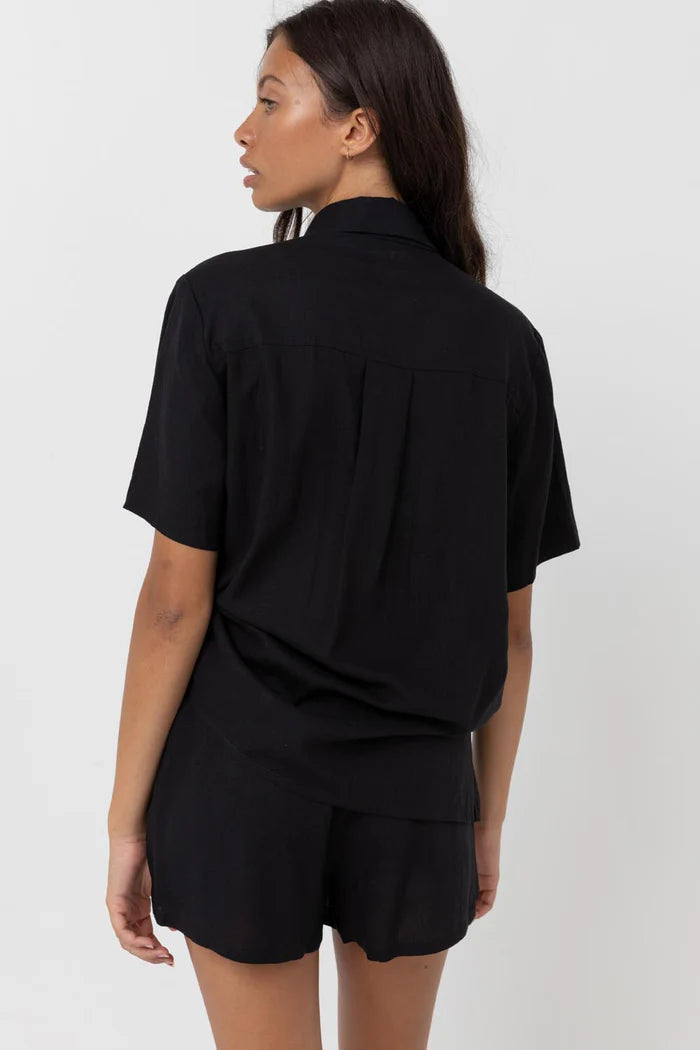 Classic Lounge Shirt- Black