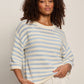 Elle Sweater Tee Blue Aura W/ Collagen