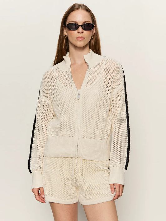 Open Stitch Track Jacket