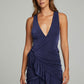 Westside Mini Dress- Dark Denim