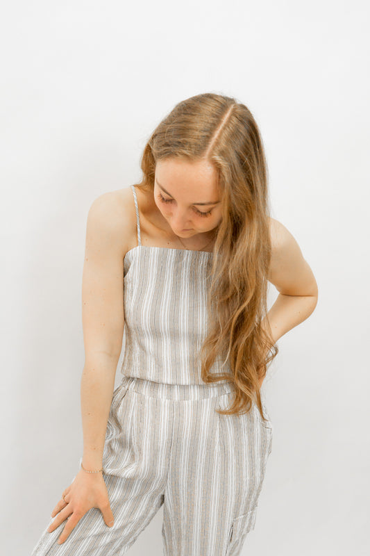 Coastal Stripe Crop Top