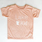 MN Lake Kid Tee- Peach