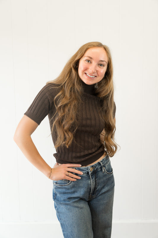 Oliver Turtleneck Knit Top