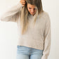 Boxy Snap Front Henley