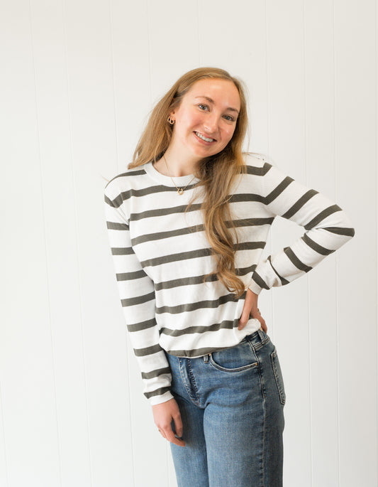 stitches & stripes Palmer striped sweater