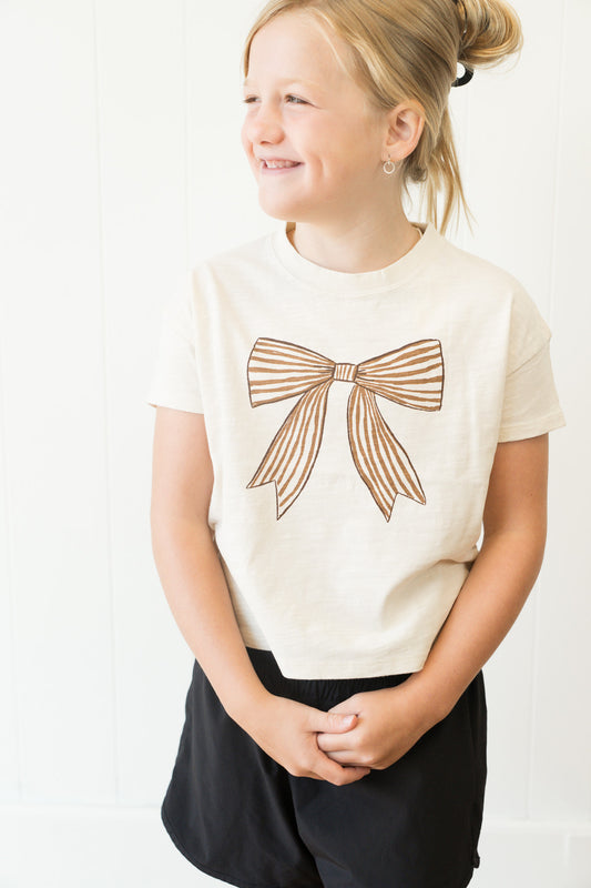 Boxy Tee - Bow