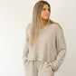 project social t Hometown Textured Stripe Hoodie