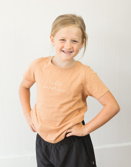 Basic Tee- Hello Sunshine
