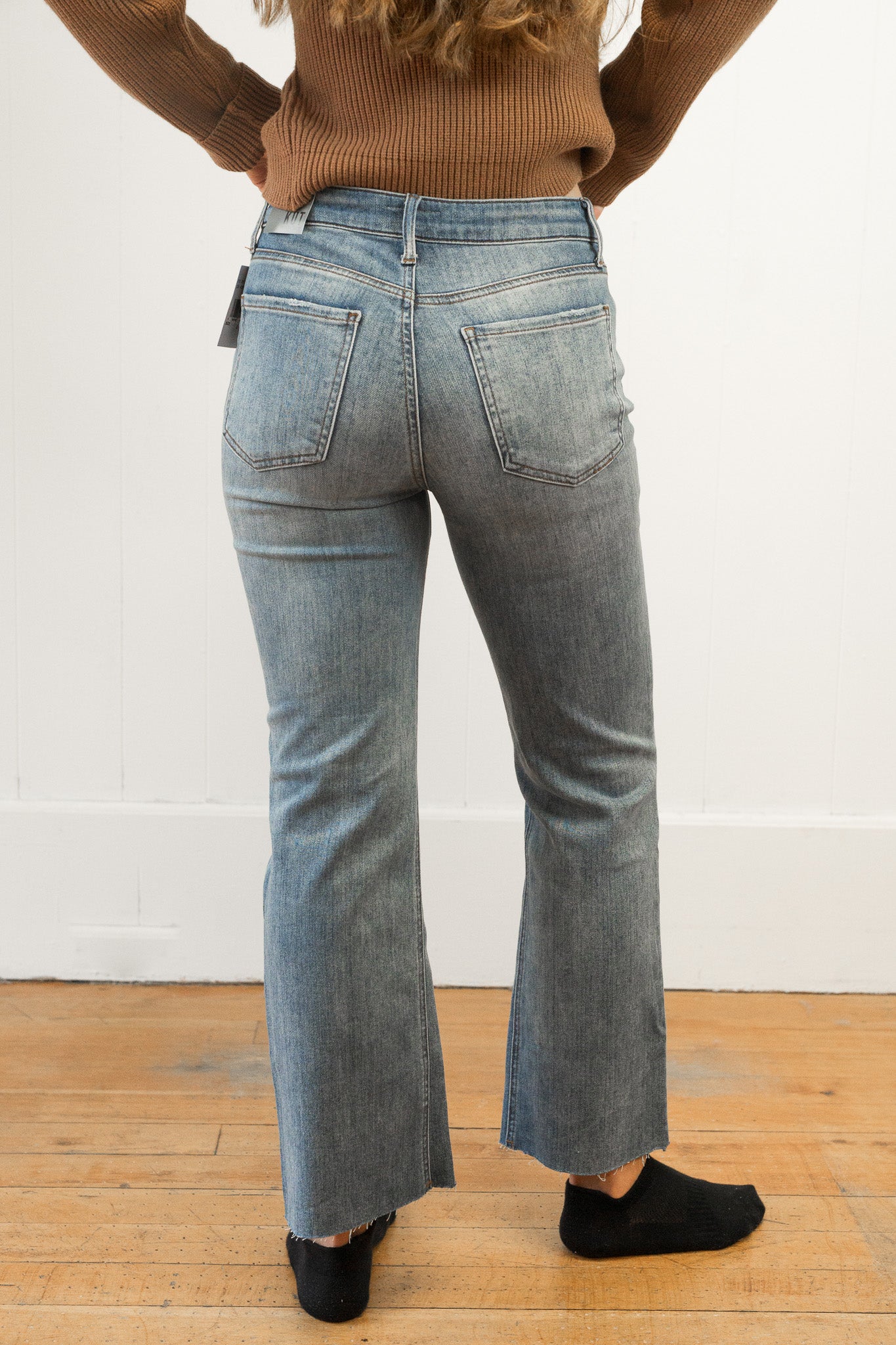 Kelsey High Rise Ankle Flare
