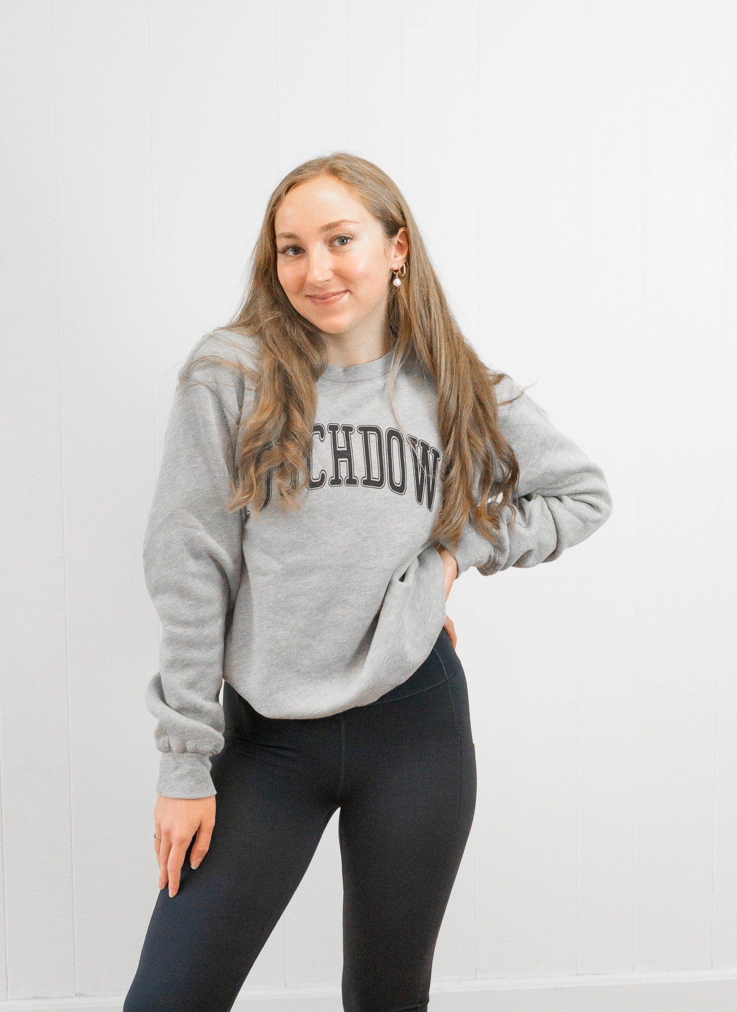 project social t touchdown sweatshirt