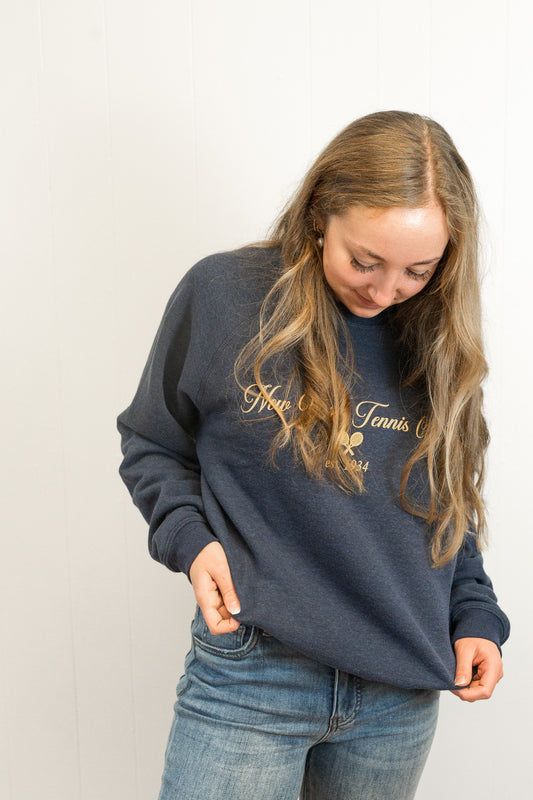 NY Tennis Club Raglan Crew