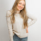 Lorraine Sweater- Ecru Melange