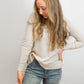 Lorraine Sweater- Ecru Melange
