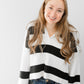 Stripe Drop Shoulder Sweater