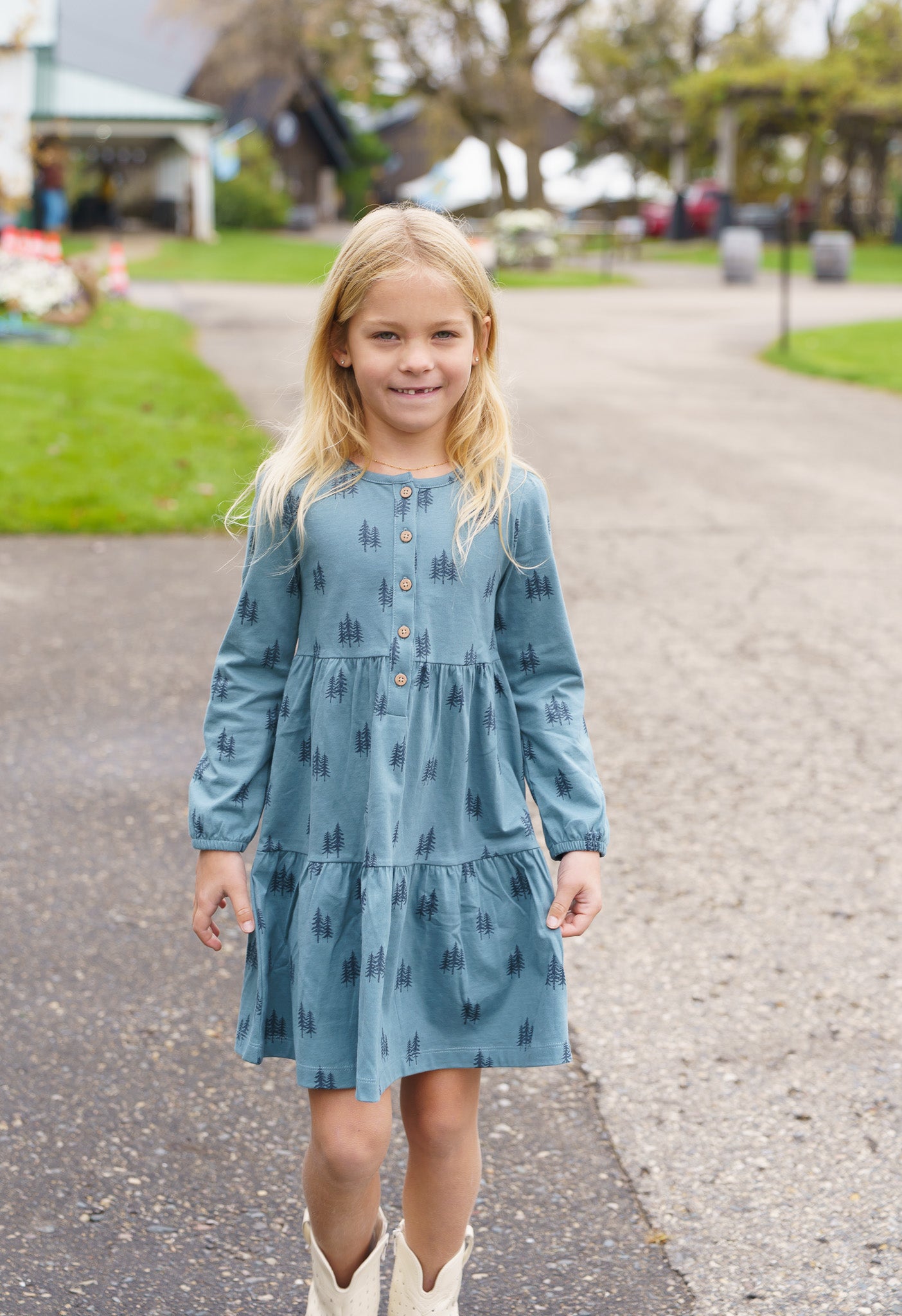 Tiered Dress- Twilight Forest