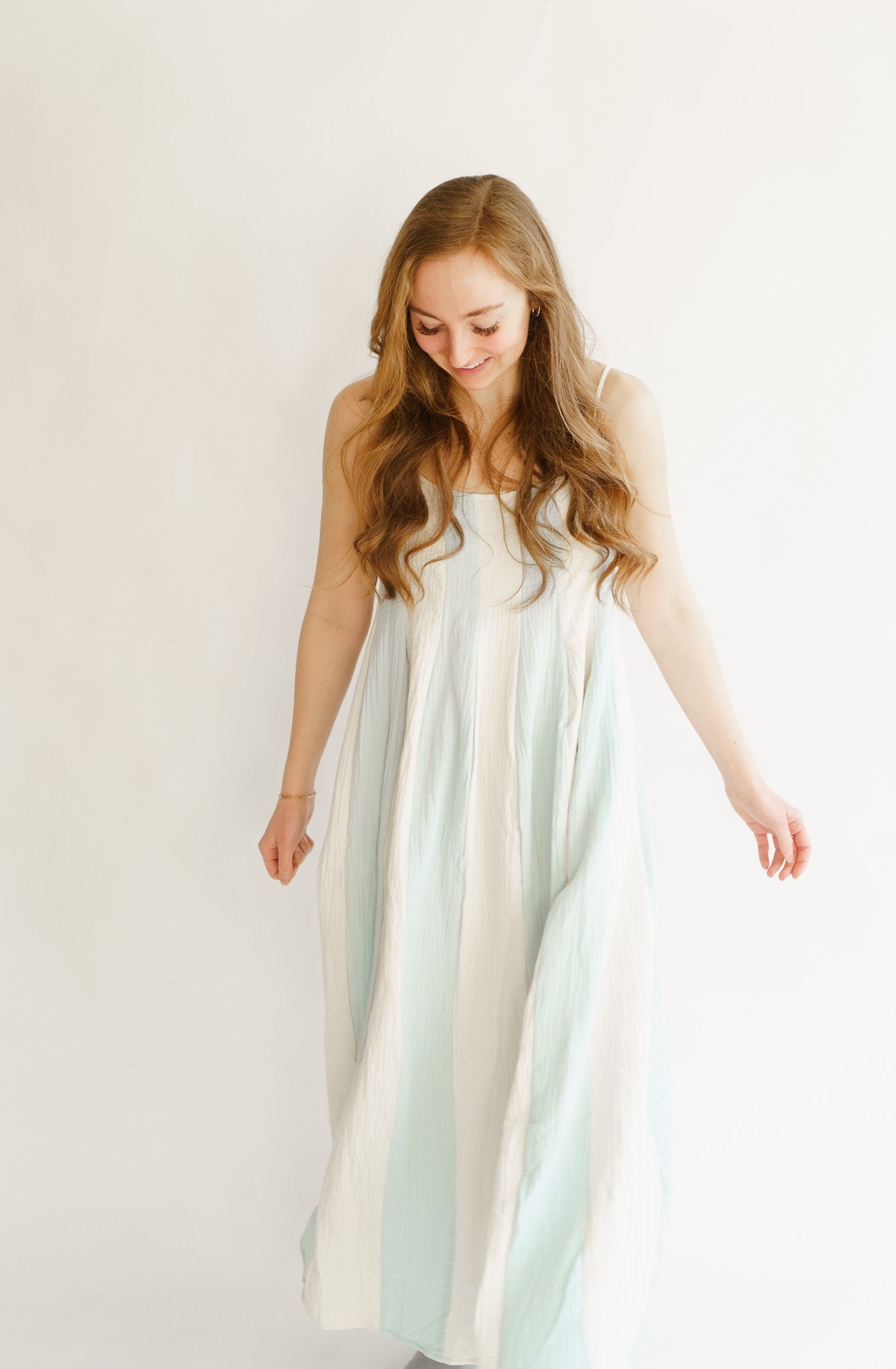 Stripe Midi Dress