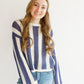 Crochet Striped Top