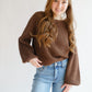 Classic Knit Jumper- Chocolate