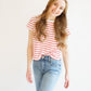 Everett Jersey Striped Short Sleeve Tee