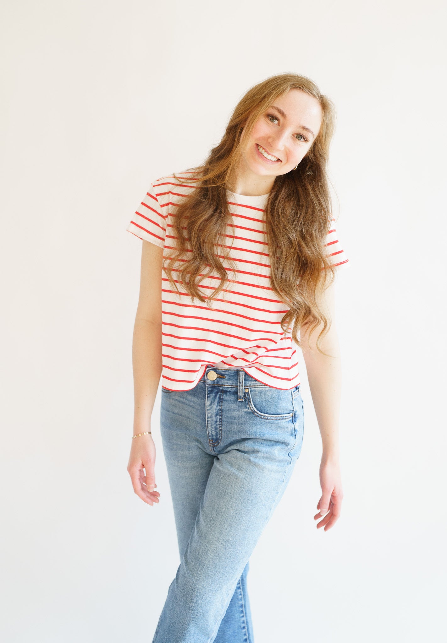 Everett Jersey Striped Short Sleeve Tee