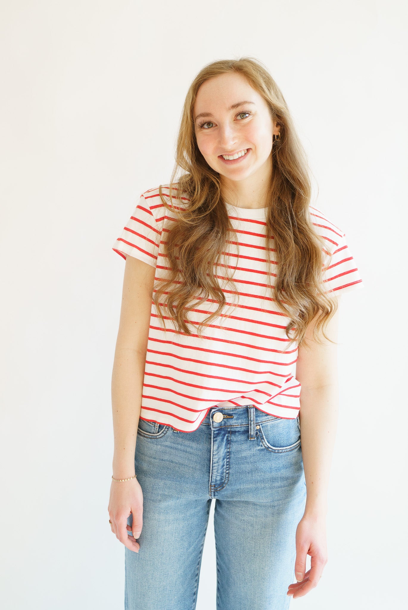 Everett Jersey Striped Short Sleeve Tee