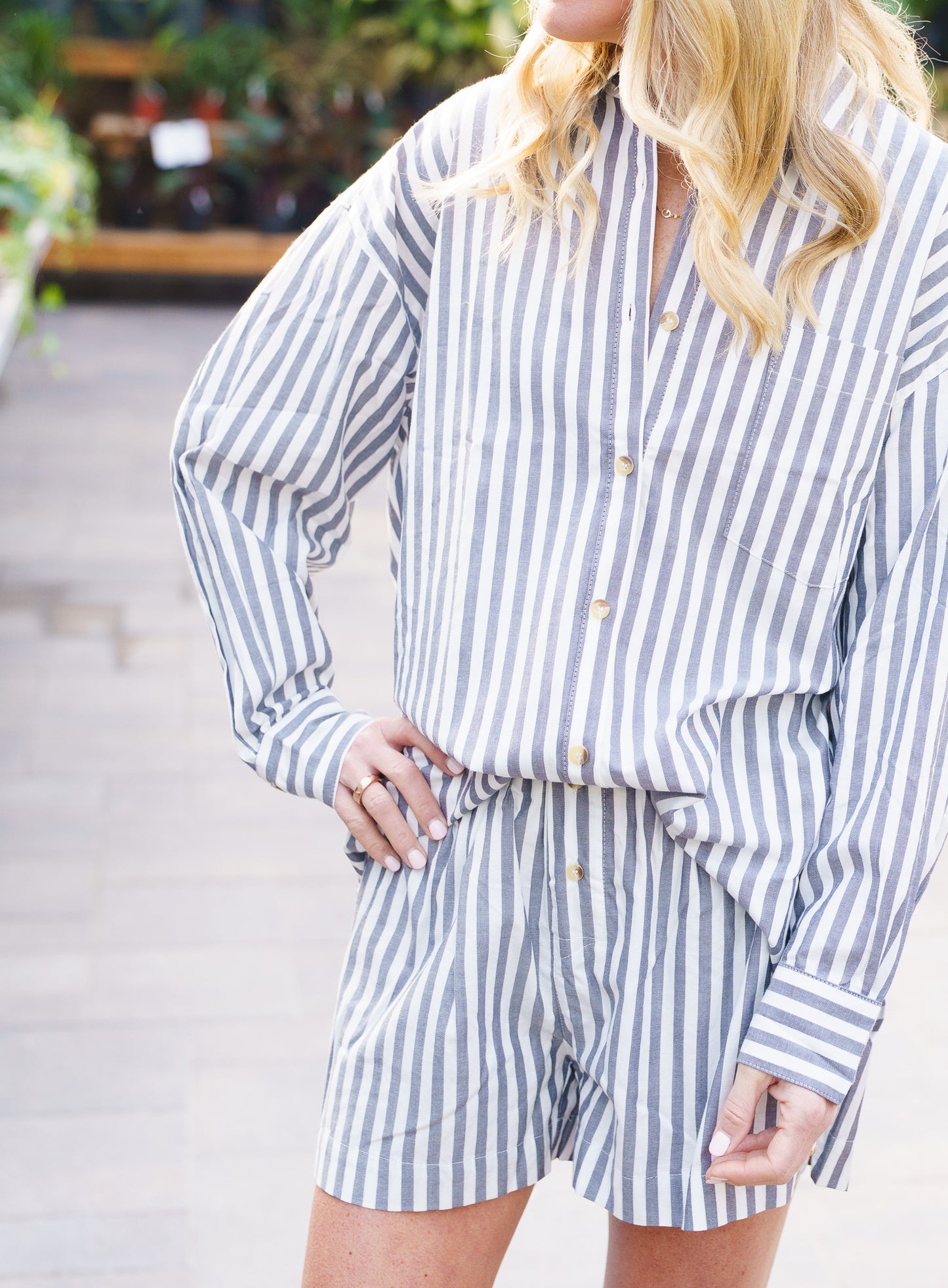 Striped Oversized Shirt