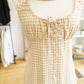 London Check Maxi Dress