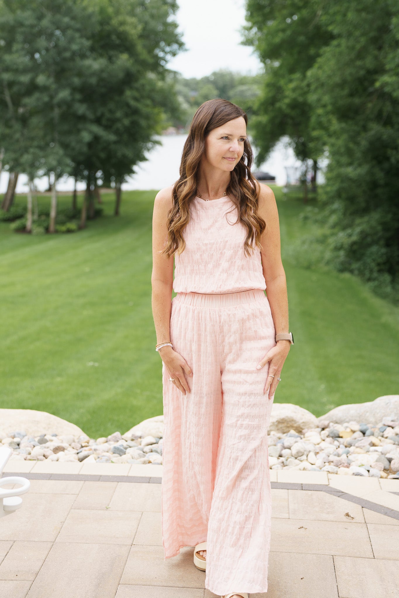 Round Neck Sleeveless Top