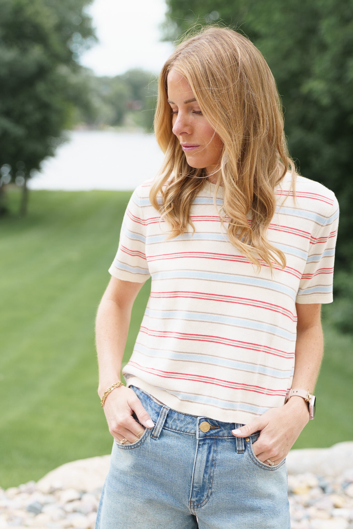 Palmer Striped Tee
