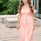 Striped Midi Dress