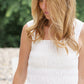 Square Neck Smocked Dress