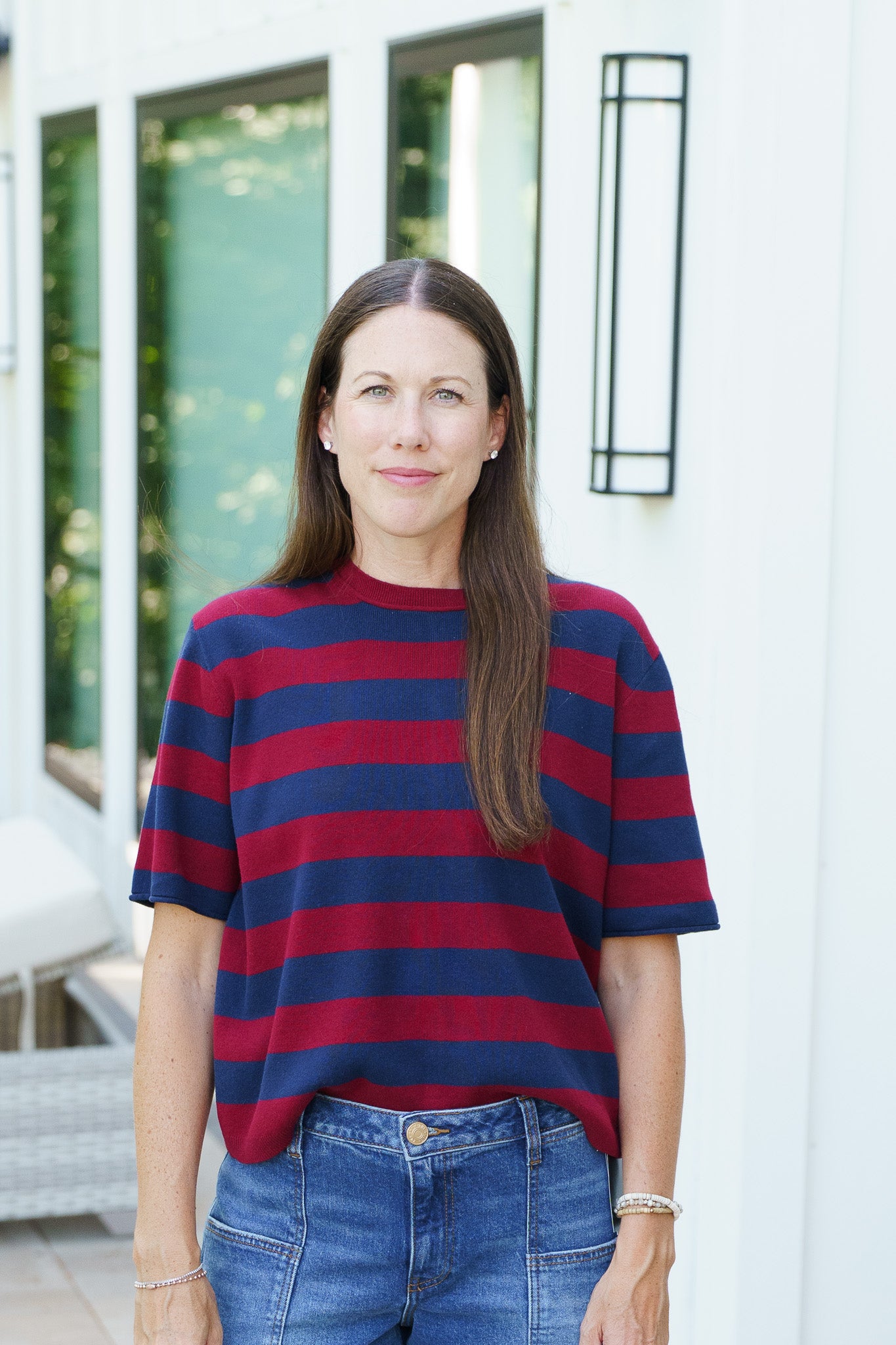 Colette Crew Neck Boxy Tee