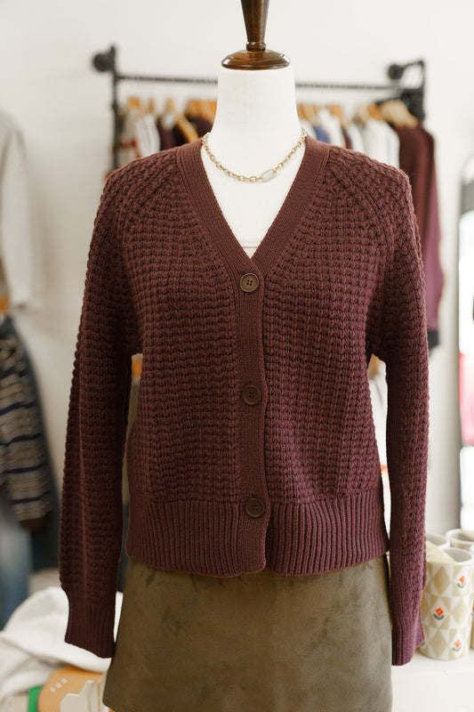 Gian Cardigan- Plum