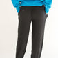 Luca Textured Rib Pant- Black