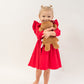 Adelisa Dress in Scarlet