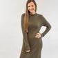 Axel Rib Knit Midi Dress - Olive Night