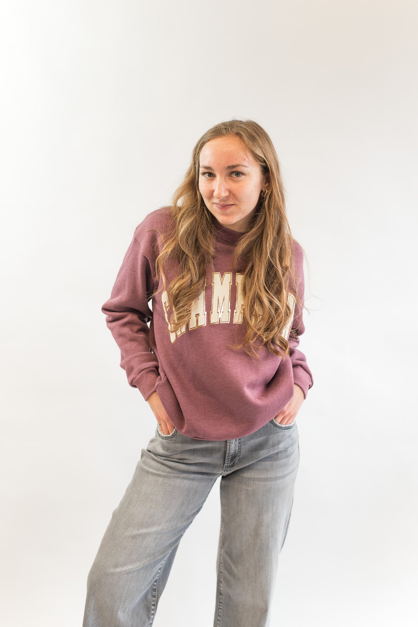 Champagne Foil Sweatshirt