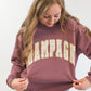 Champagne Foil Sweatshirt