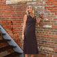 Smooth Operator Sweater Rib Dress- Ash - Lulie