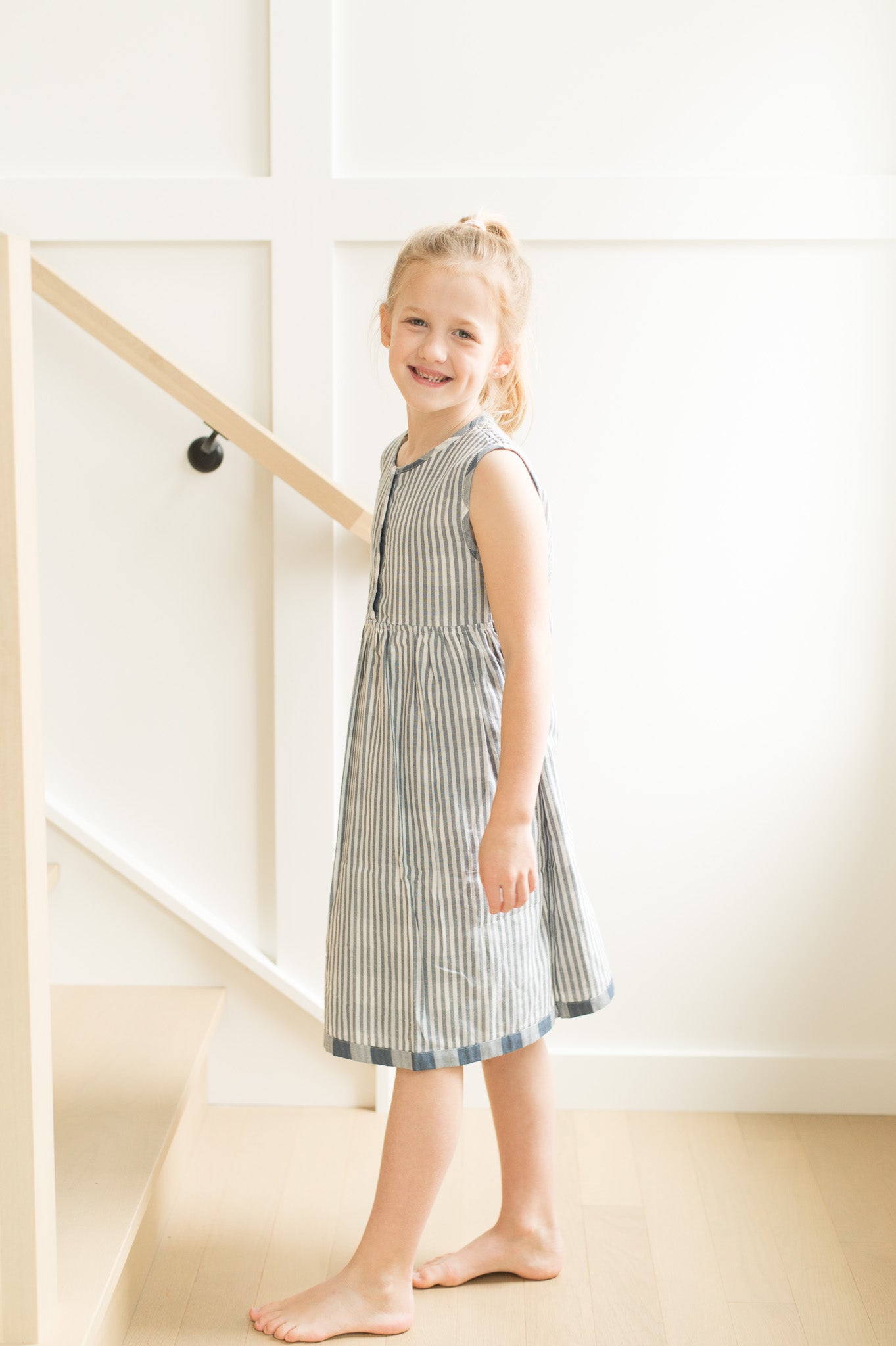 Marine Check Reversible Dress