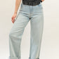 Gwen High Rise Wide Leg Roll Up