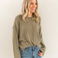 Get It Right Textured Long Sleeve
