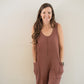 Santa Maria Sweater Rib Wide Leg Jumpsuit - Lulie